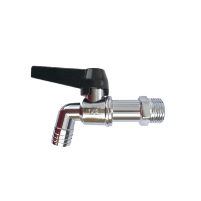 HTL OEM BRASS BALL BIBCOCK TAP με επικάλυψη νικελίου βρύσης