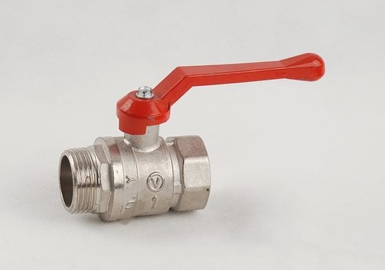 14mm λιμένων ένωση 3/8 πνευματικός βαλβίδων σφαιρών ορείχαλκου που τροφοδοτείται κλειδώσιμη