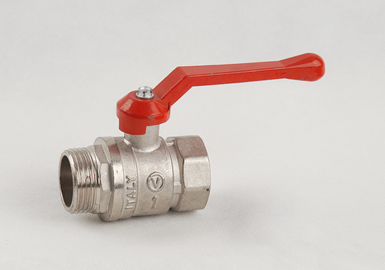 14mm λιμένων ένωση 3/8 πνευματικός βαλβίδων σφαιρών ορείχαλκου που τροφοδοτείται κλειδώσιμη