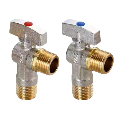 Βαλβίδα 1/2inch γωνίας τριγώνων βαλβίδων γωνίας υδραυλικών ασφάλειας dn20-npt