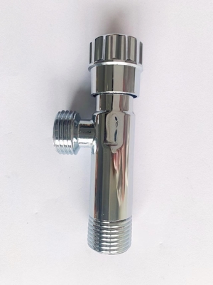 Λουτρών συναρμολογήσεων νερού 1/2inch που καλύπτεται χρώμιο βαλβίδων γωνίας ορείχαλκου κρύου